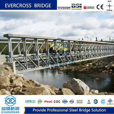 Buy OEM Modular Steel Bridge System Truss Design Easy Assembly Long Service Life online manufacture