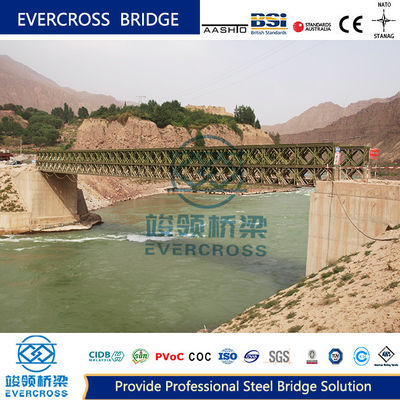 কেনা ZB200 100 ফুট স্টীল বেইলি ব্রিজ / ডাবল ট্রাস সিঙ্গল স্টোরি ডিএস দ্রুত ইনস্টল করা online manufacture