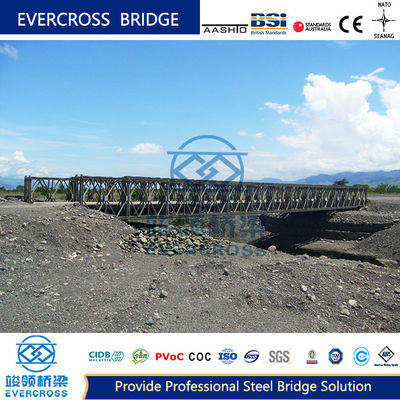 شراء 100 ZB200 Compact 100 Ft Bailey Bridge جسر خرساني من الفولاذ online manufacture