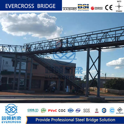 Buy Portable Steel Footbridge Modular Pedestrian Bridge With Paint Surface online manufacture