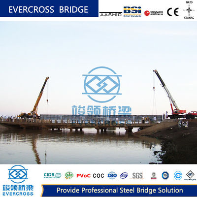 Buy Prefabricated Steel Girder Type Bridge Heavy Capacity With Composite Deck online manufacture