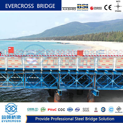 Beli High Strength Prefabricated Steel Bailey Bridge Jembatan Trestle untuk Highway online manufacture
