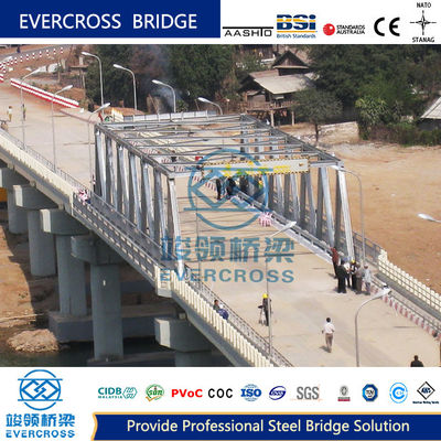 Buy Rigid Frame Steel Truss Bridge Temporary Modular Bridge Heavy Loading Capacity online manufacture