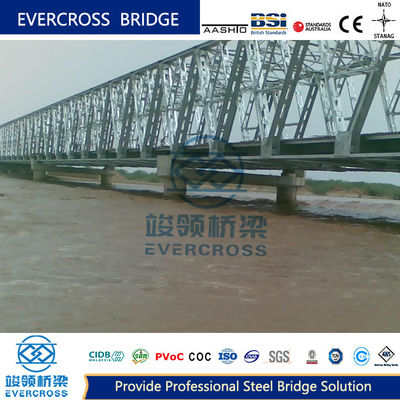 kopen Medium Spans Prefabricated Truss Bridge EN10025-4 S460J0M Snel geïnstalleerd online manufacture
