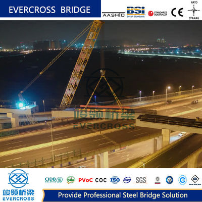ซื้อ OEM กล่องเหล็กเรียบง่าย Prefabricated สะพาน Girder สะพานขนาดใหญ่ Span การออกแบบเรียบ online manufacture