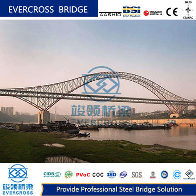 kopen Rigid Frame Modern Arch Bridge High Stiffness Composite Steel Bridge online manufacture