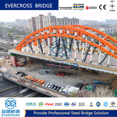 comprare Ponte in acciaio ad arco personalizzabile Ponte in acciaio a calcestruzzo di diversa progettazione online manufacture