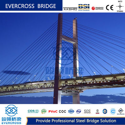kaufen Permanente Kabel-Hängebrücke, benutzerdefinierte Stahlbrücke online manufacture