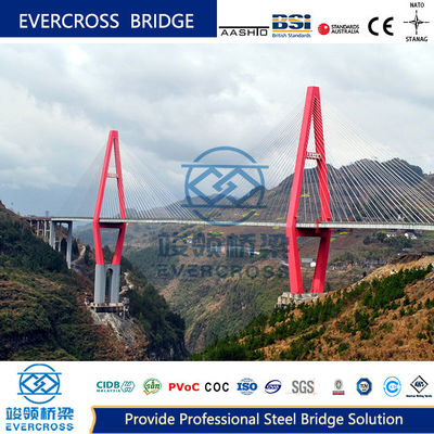 Buy Customized Cable Stayed Bridge Heavy Loading Capacity Large Span online manufacture